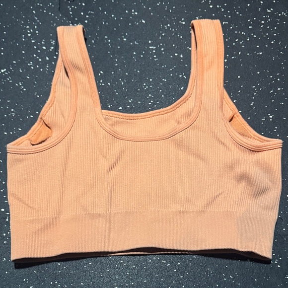 Orange Ribbed Workout Set - Picture 9 of 11